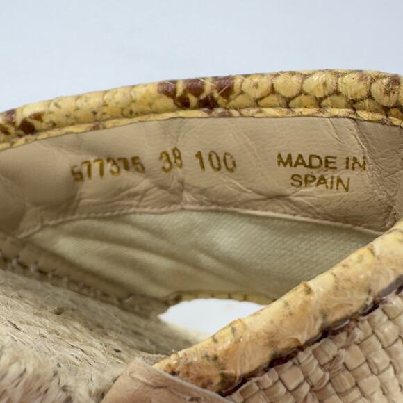 Gucci GG Marmont Raffia Espadrille Slides Size 38 - Picture 11 of 11